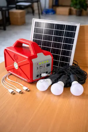 40w Portable Solar Home Lighting System Kit With Panel 3 Bulbs Kampala