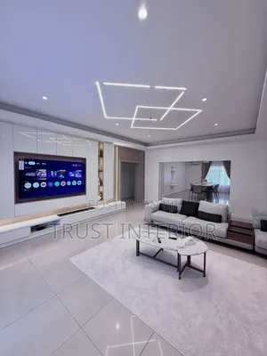 Living Room Gypsum Ceiling 654