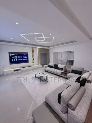 Living Room Gypsum Ceiling 654