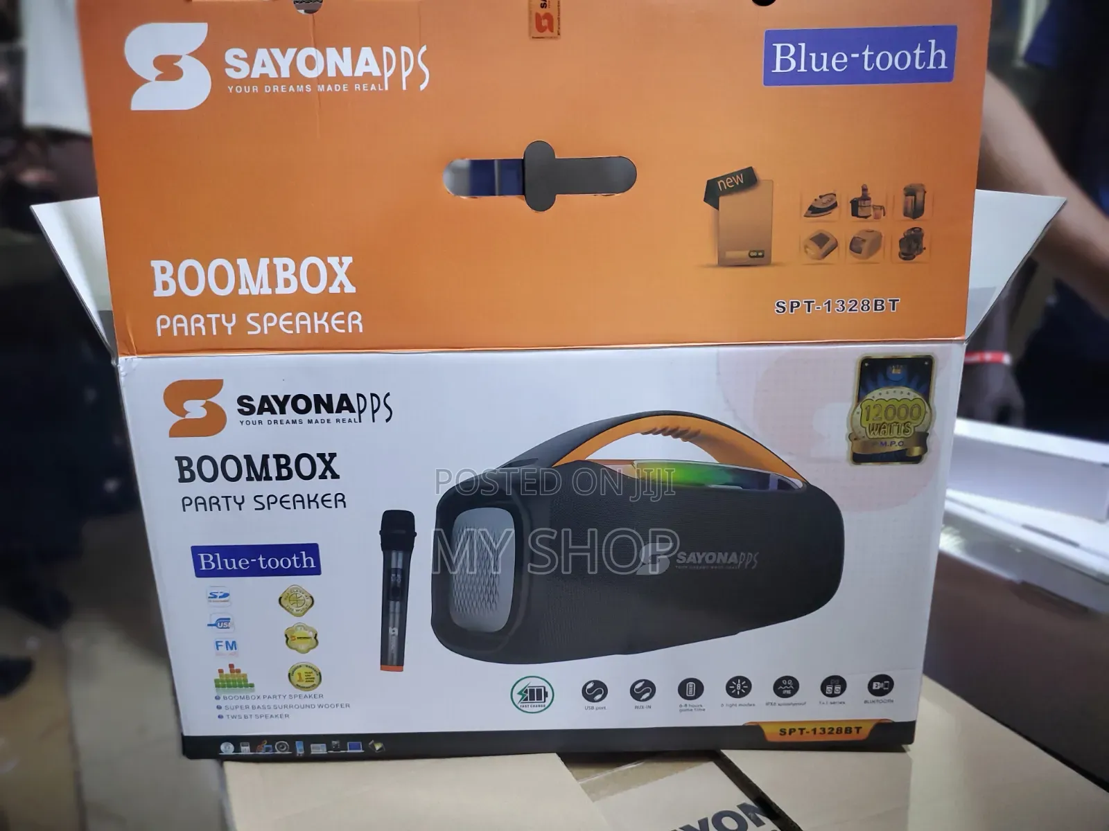 Boombox Party Speaker Sayona - Buy Now and Enjoy Free Delivery
