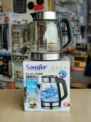 Transparent Glass Kettle - Modern and Elegant Design