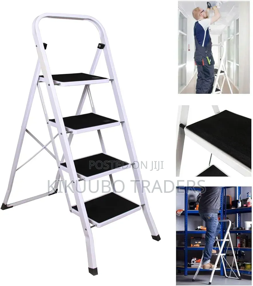 4 Step Telescopic Foldable Ladder