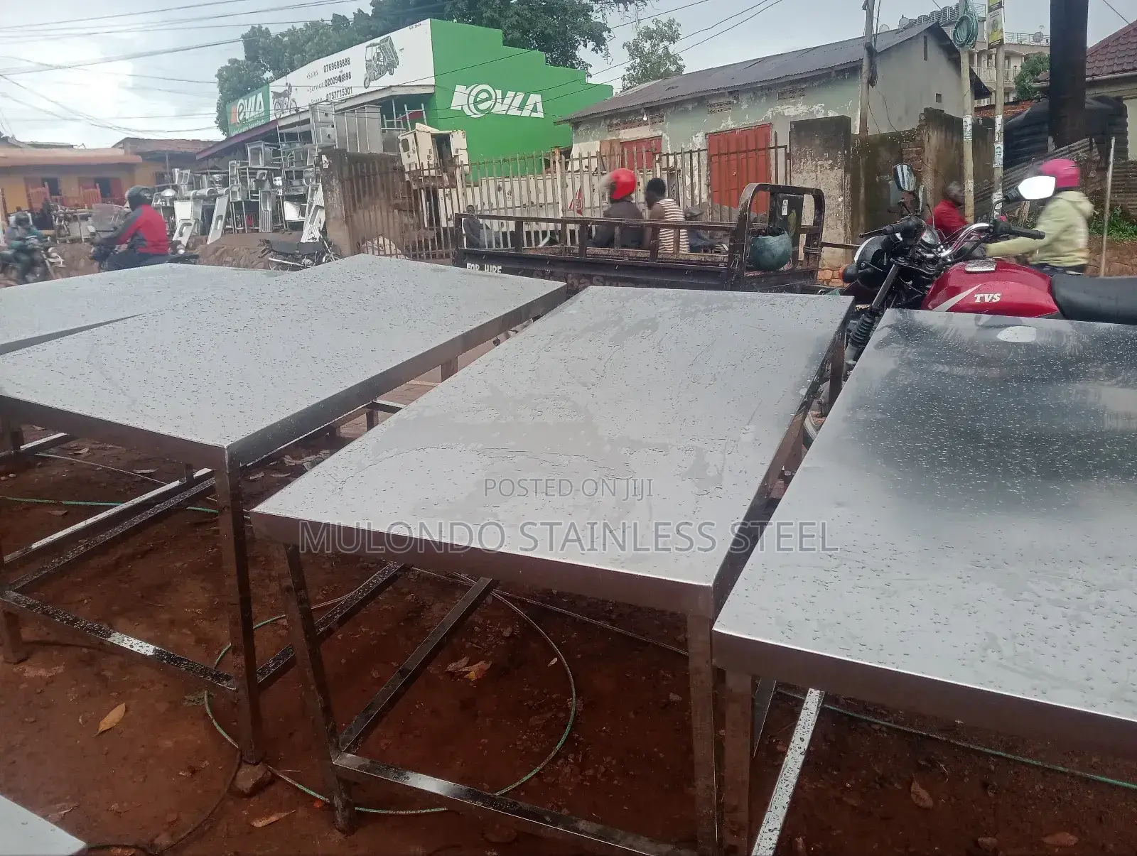 Commercial Stainless Steel Working Center Table Single