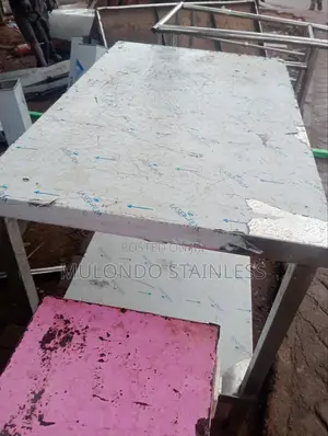 Commercial Stainless Steel Working Center Table Double