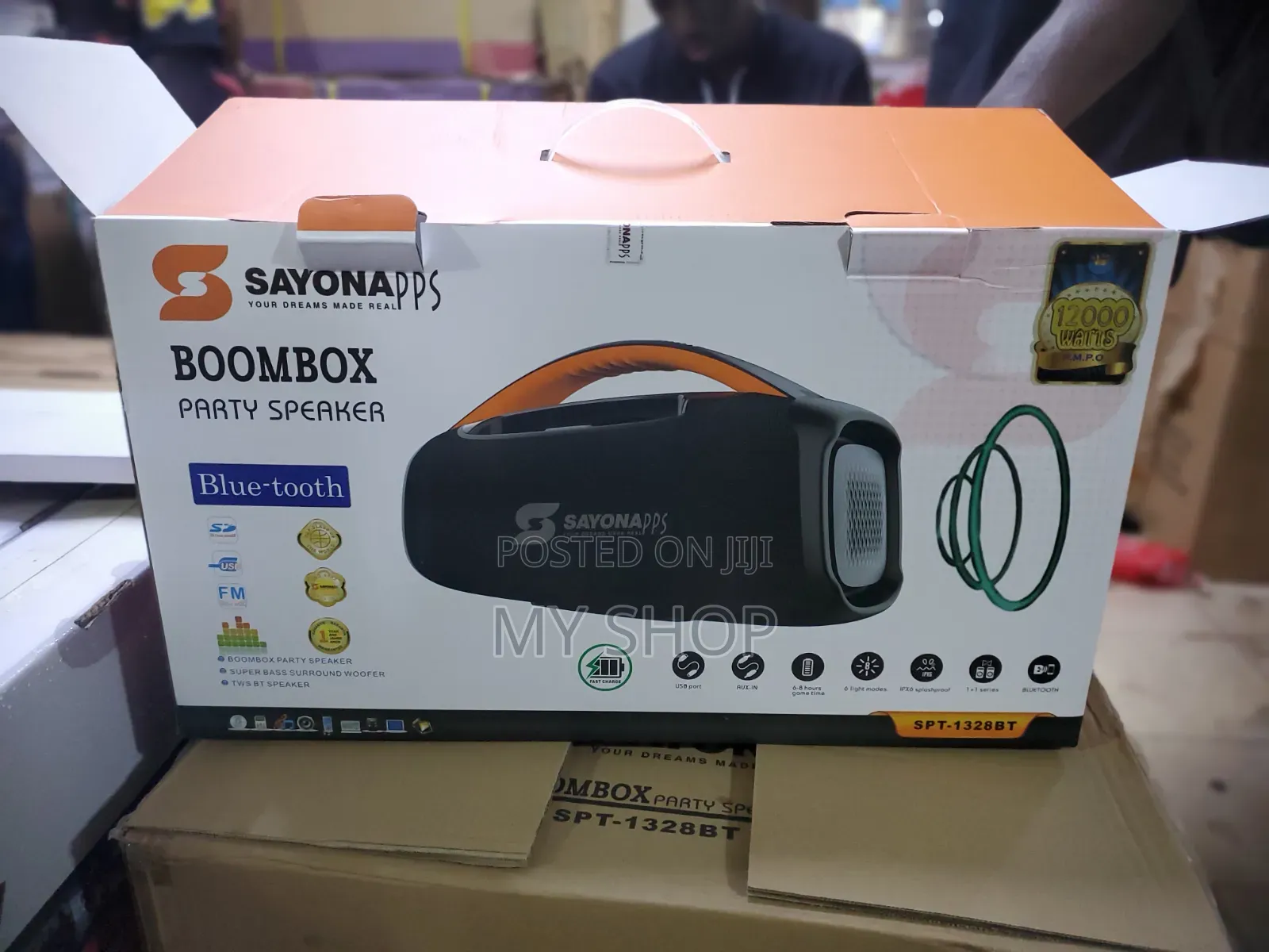 Heavy Bass Party Speaker - Boombox Style Big Sound