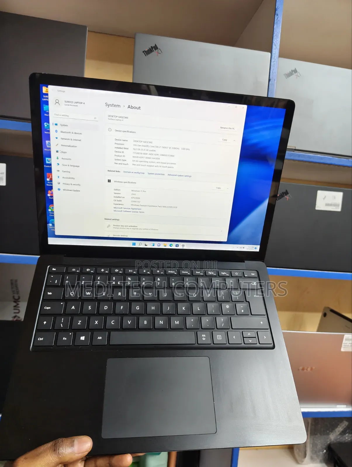 Laptop Microsoft Surface Pro 4 16GB Intel Core i7 SSD 256GB