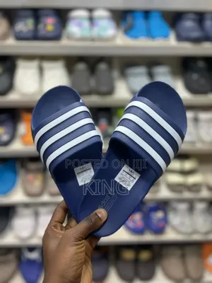 Iconic Three Stripe Adidas Slides