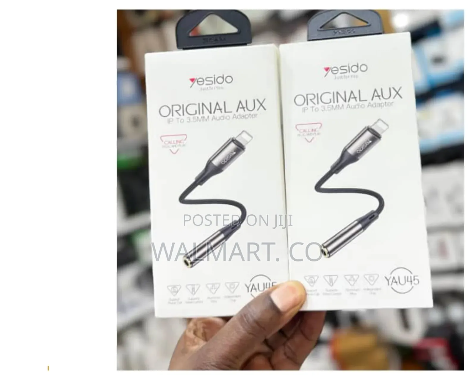 Yesido Original Aux iPhone to 3.5mm Audio Adapter(Plug and Play)