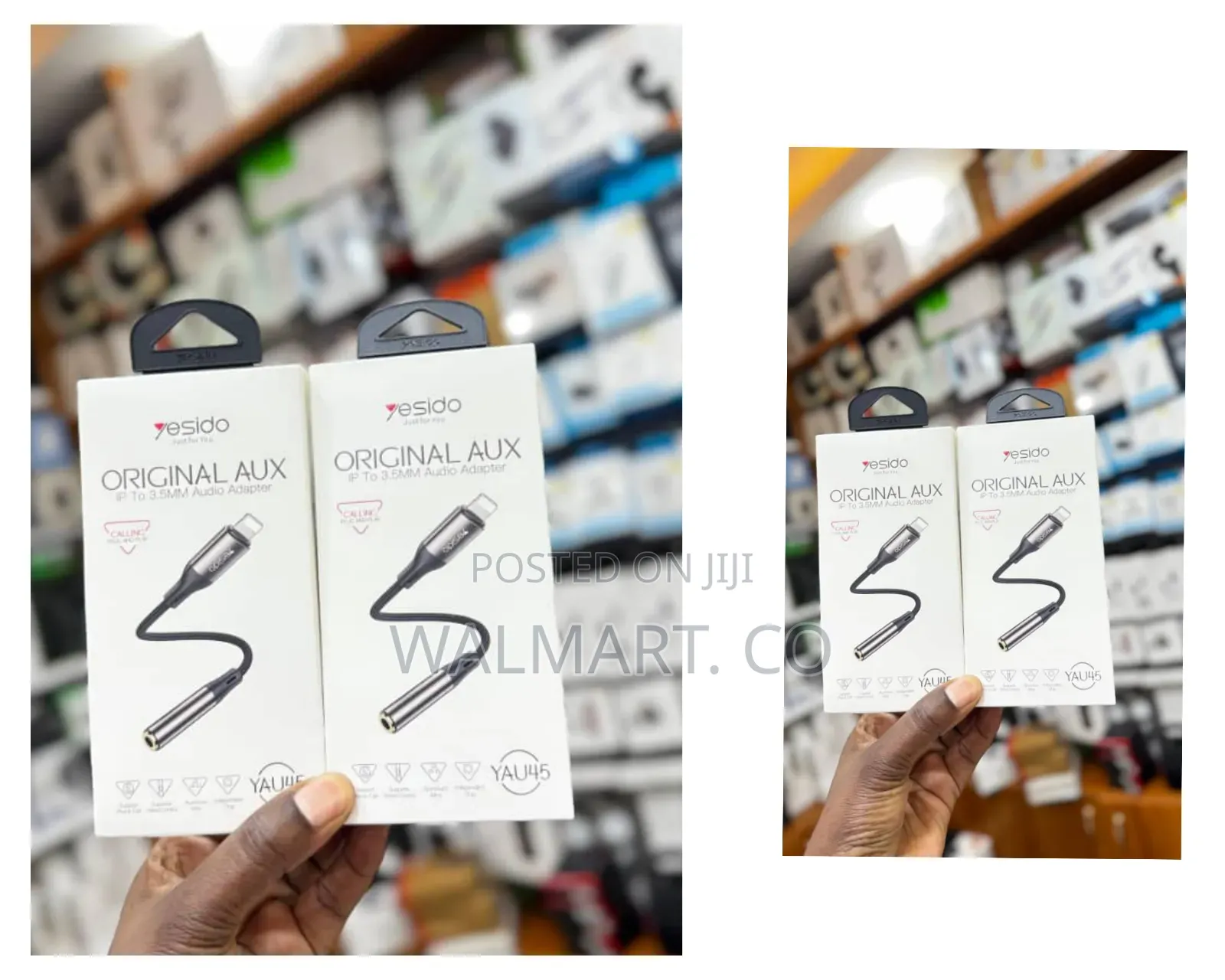 Yesido Original Aux iPhone to 3.5mm Audio Adapter(Plug and Play)