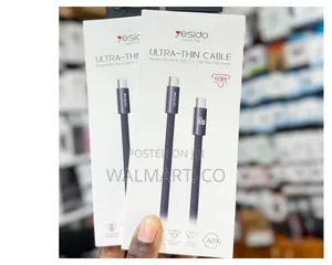 Yesido Ultra Thin Cable C to C 60w Max Output Cable