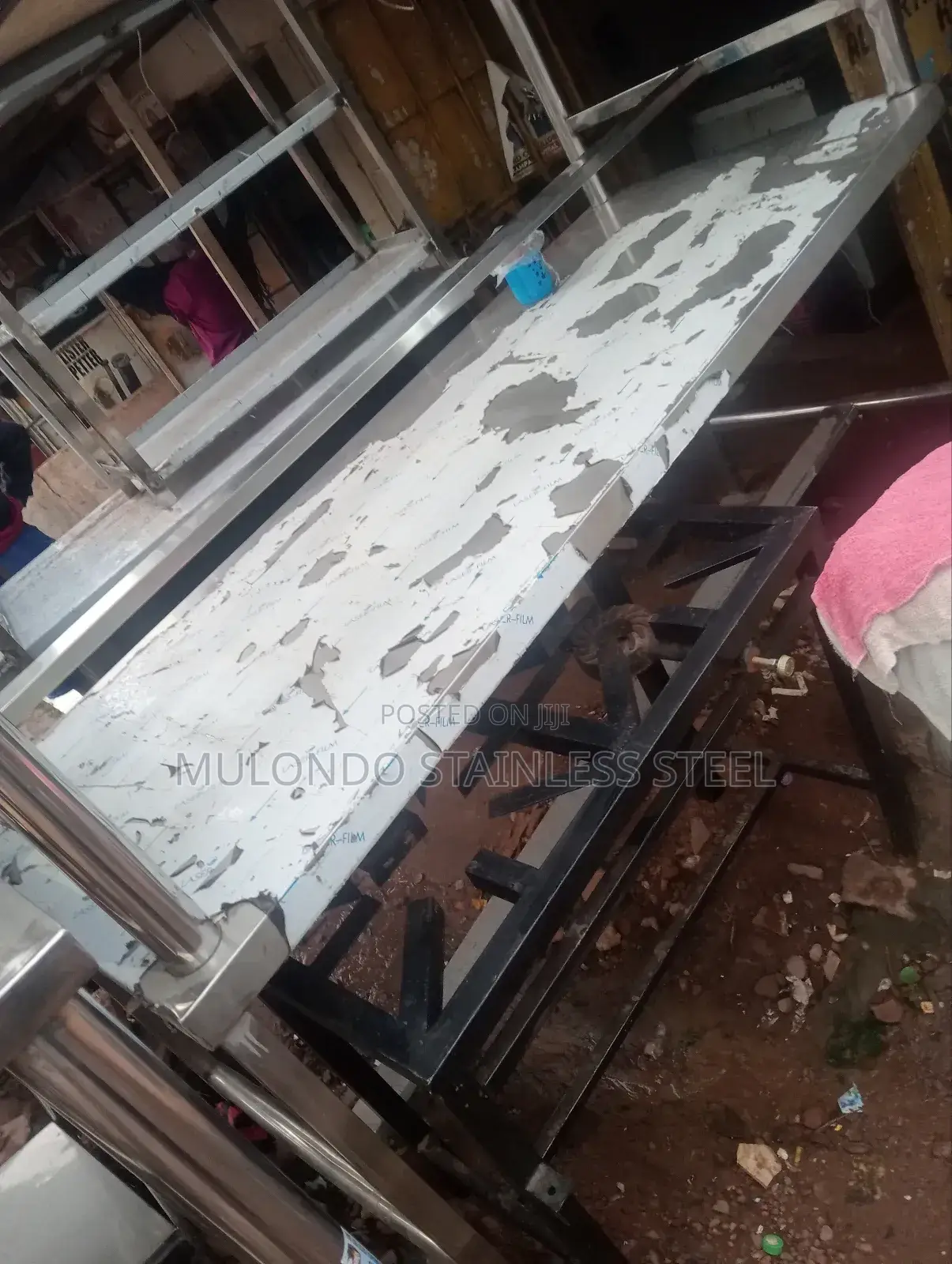 Commercial Single Tray Stainless Steel Working Table