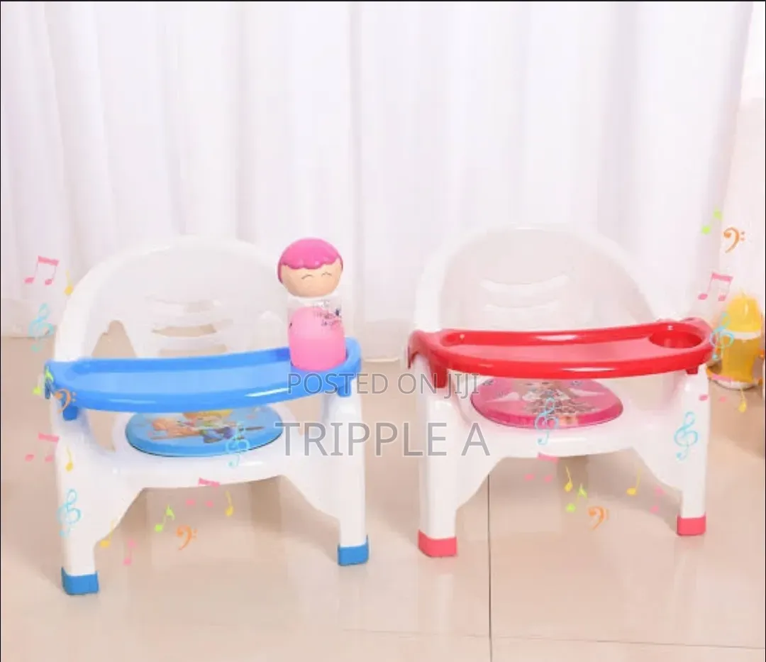 Baby Moo Kids Blue Feeding Chair