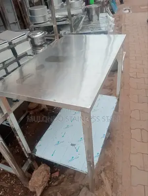 Commercial Stainless Steel Working Table 2 _ Staple