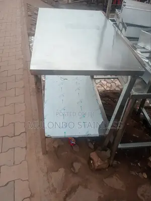 Commercial Stainless Steel Working Table 2 _ Staple