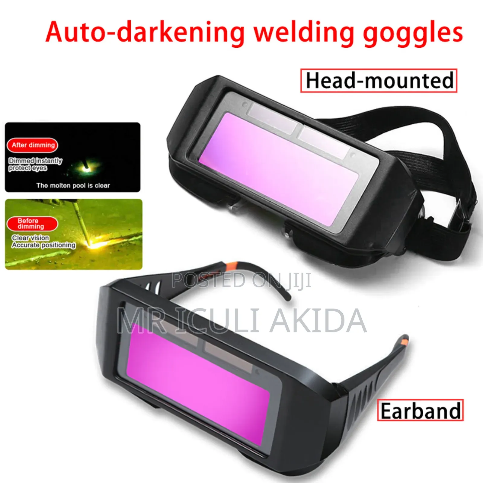 Auto-darkening Welding Goggles To Protect Eyes From Harmful Radiation