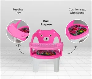 Plastic Chu-Chu Musical Chair for Baby With Tray