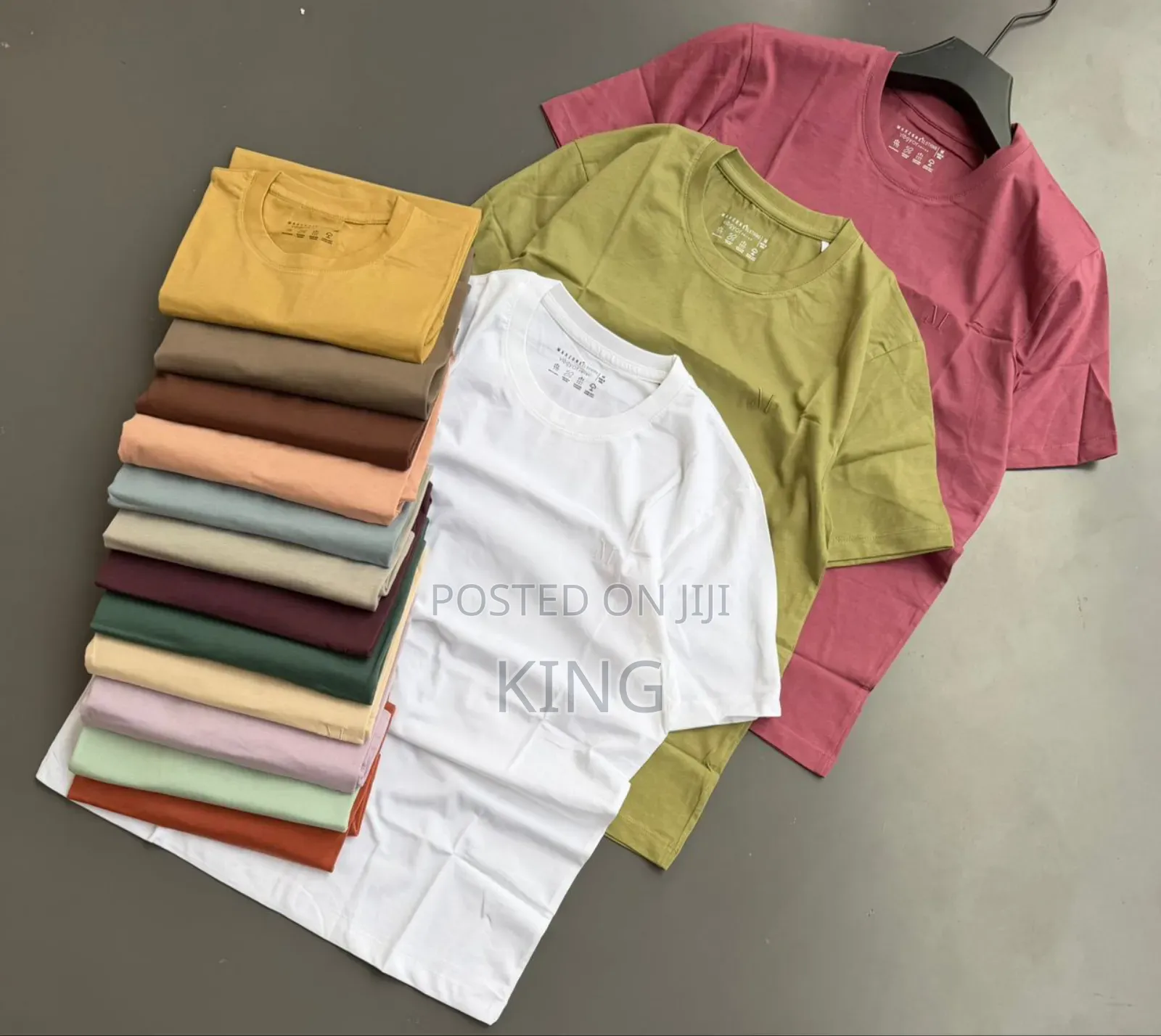 Cotton Tees Plain T-Shirts. 12 Colors
