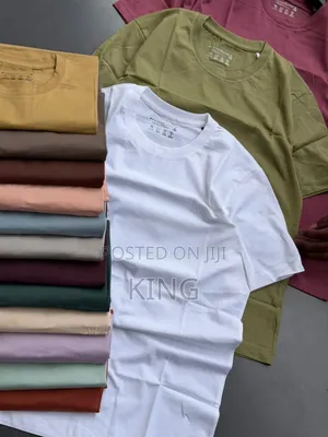 Cotton Tees Plain T-Shirts. 12 Colors