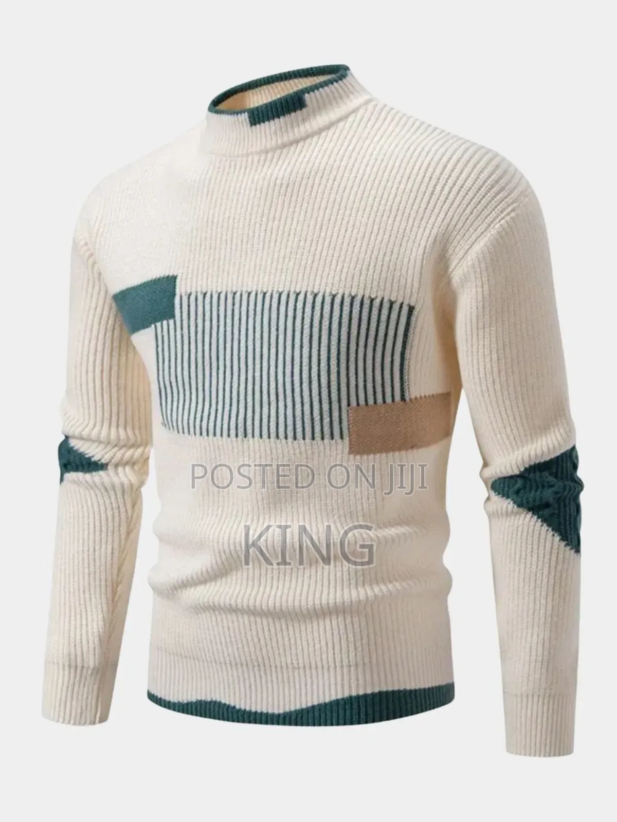 Casual Men's Color-Block Knit Sweaters