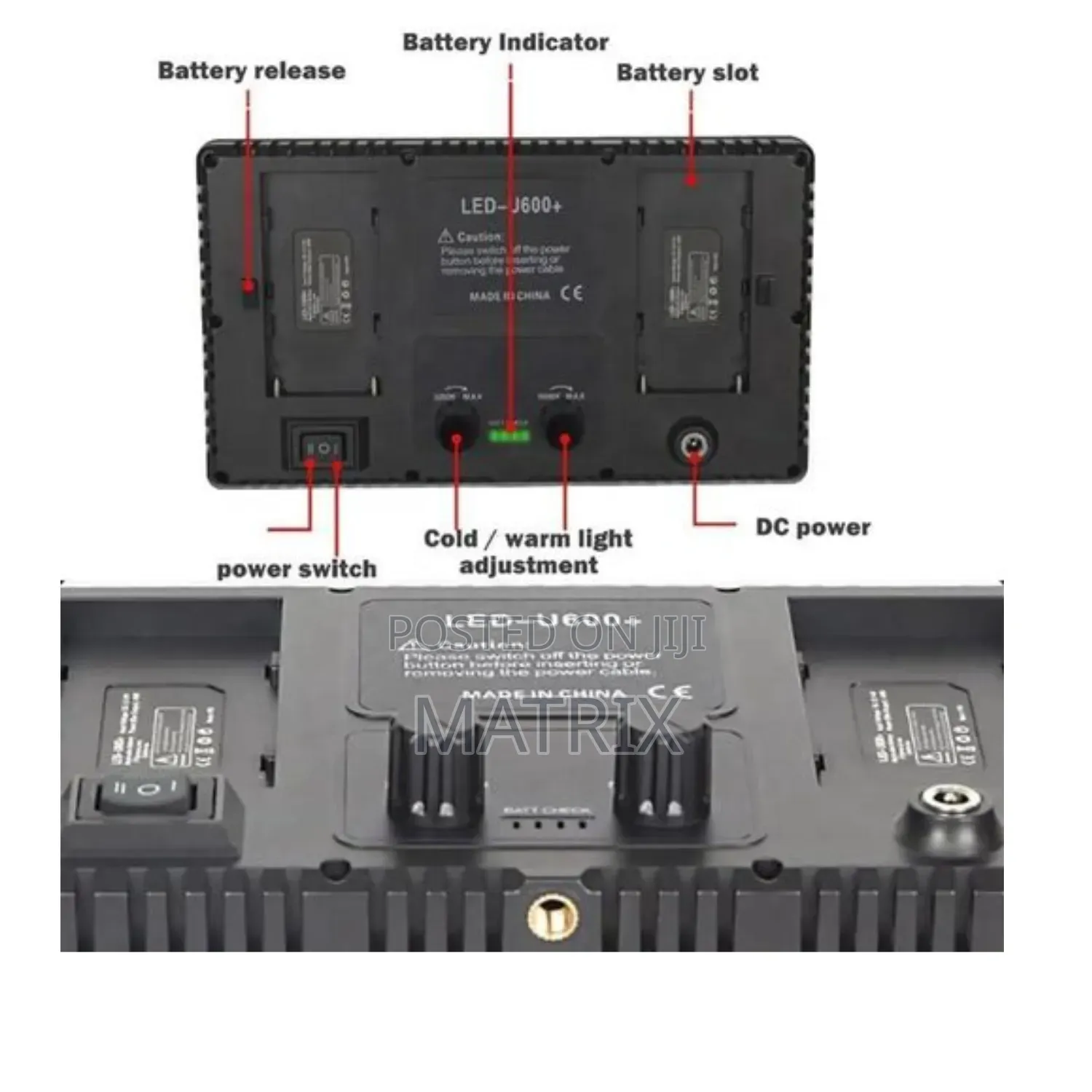 Led 600 RGB Professional Photo Video Light Kit.