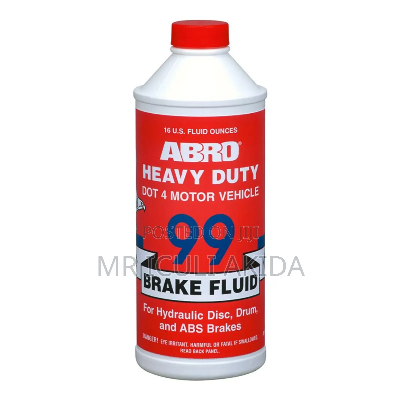 Abro Heavy Duty Dot 4 Motor Vehicle Brake Fluid.