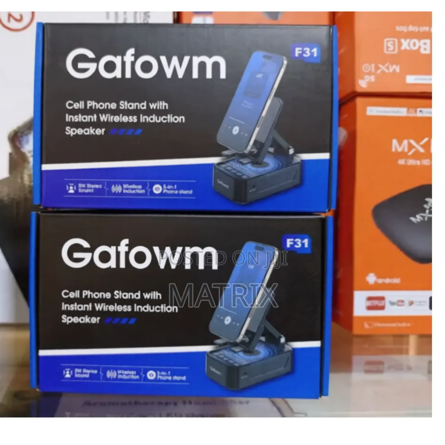 Gafown F31 Phone Stand With Speaker Induction