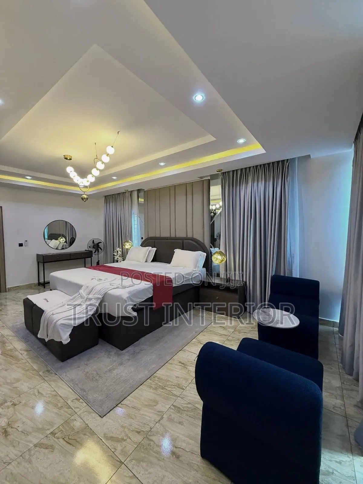 Bedroom Gypsum Ceilings 8166