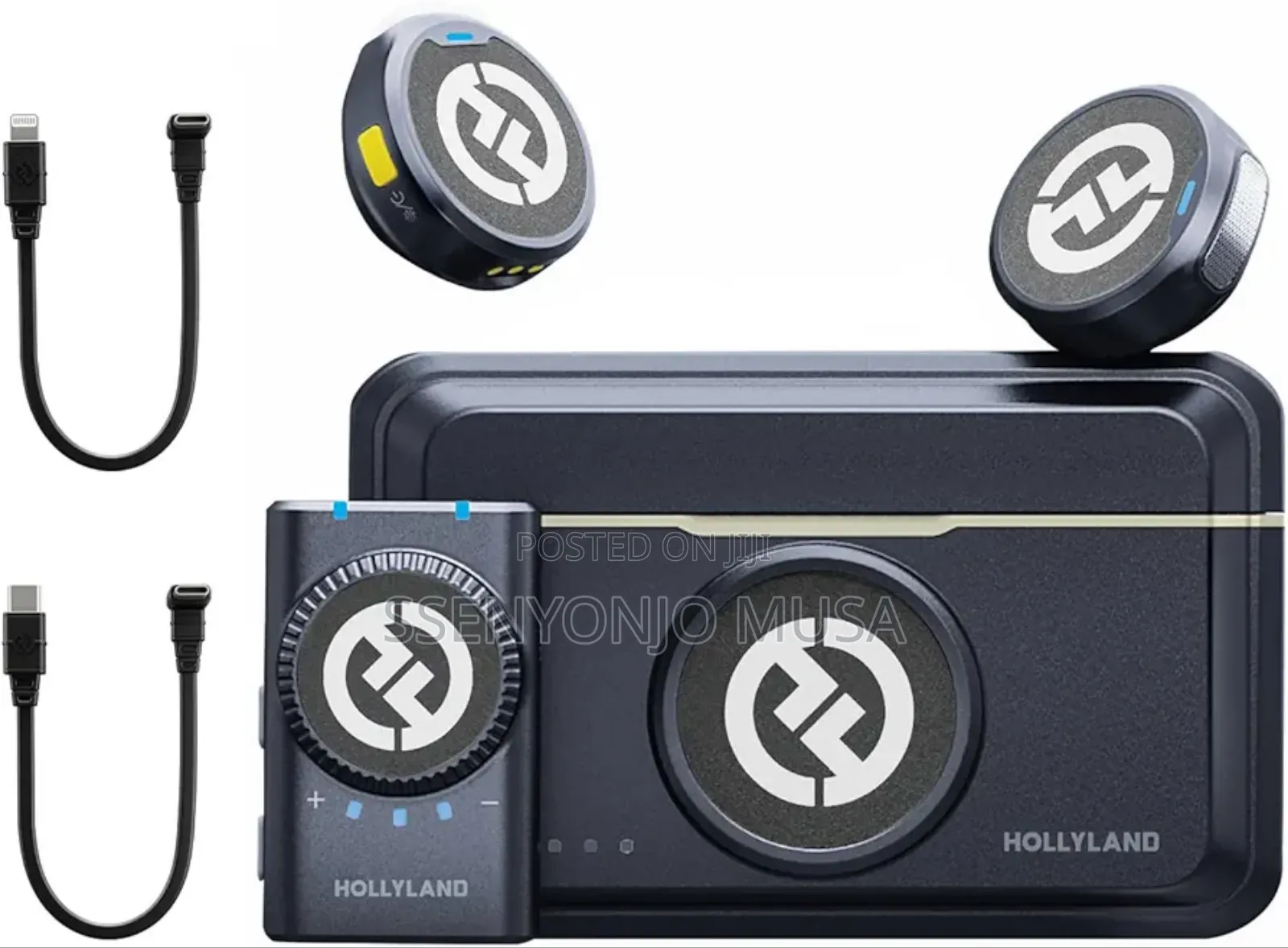 Hollyland Lark M2 Wireless Lavalier Mic – 2 Mic, Noise Cancellation