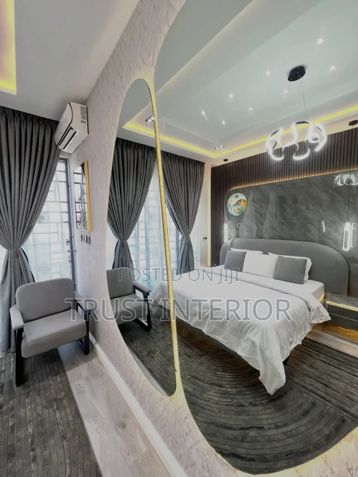 Beautiful Bedroom Gypsum Ceiling 34