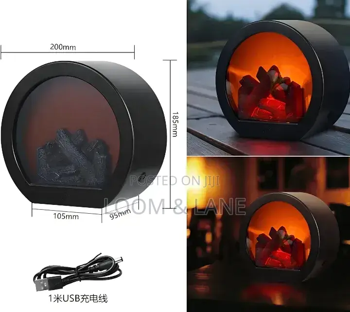 Rechargeable Fireplace Lantern