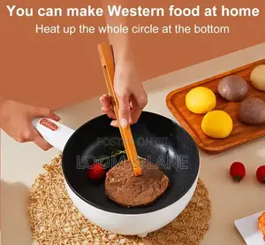 4l Multifunctional Electric Wok 2-in-1 Non-Stick Electric Frying Pan