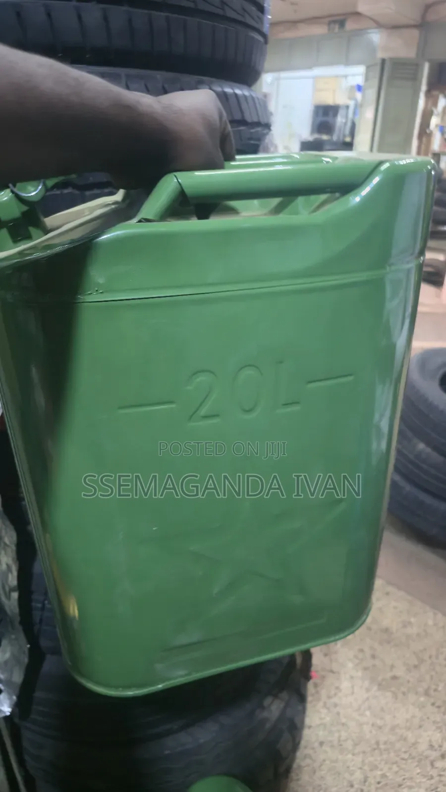 Original Jerican Metallic 20 Litres for Fuel