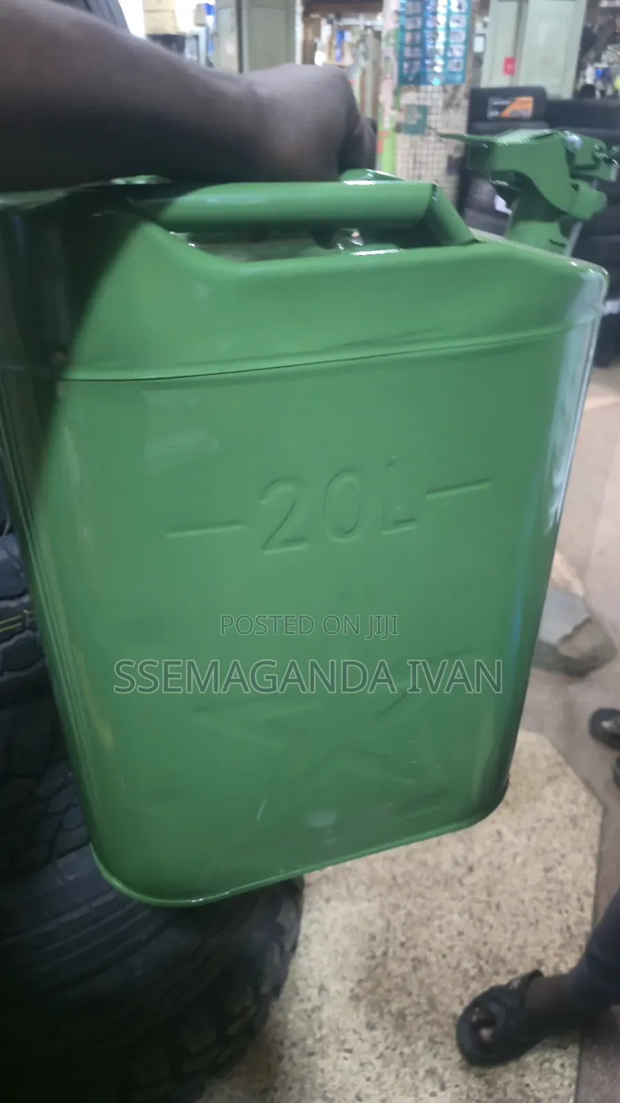 Original Jerican Metallic 20 Litres for Fuel