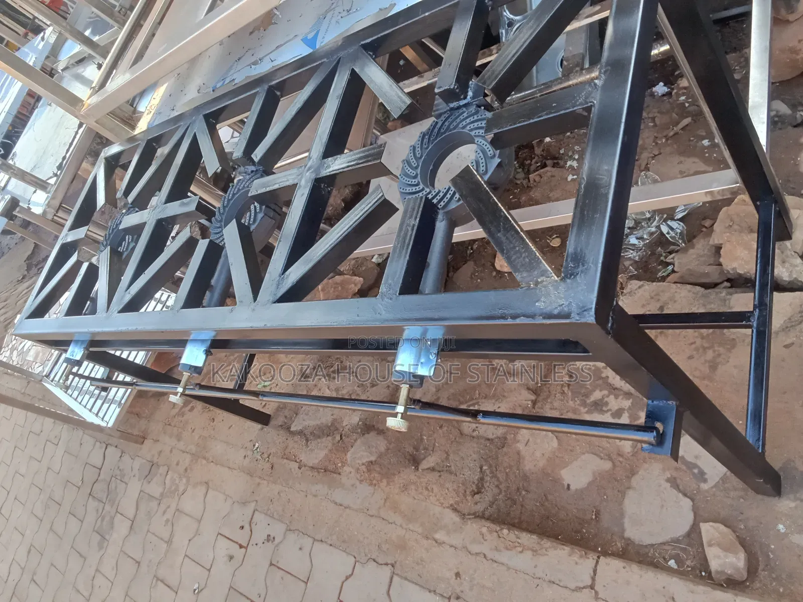Commercial Gas Burner Triple
