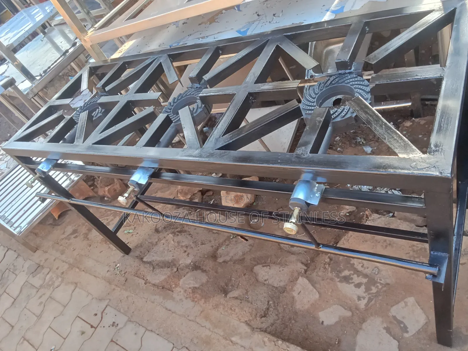 Commercial Gas Burner Triple