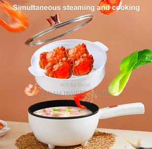 4l Multifunctional Electric Wok 2-in-1 Non-Stick