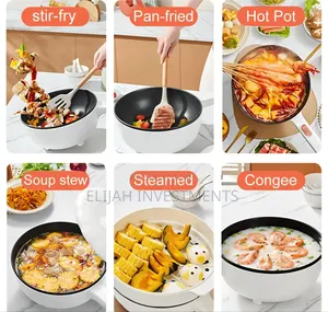4l Multifunctional Electric Wok 2-in-1 Non-Stick