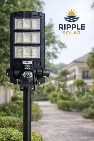 450w Solar CCTV Street Light V380 Camera Security Light Kampala