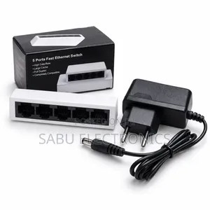 Kuwfi 5-Port Network Switch – High-Speed Ethernet Lan Switch