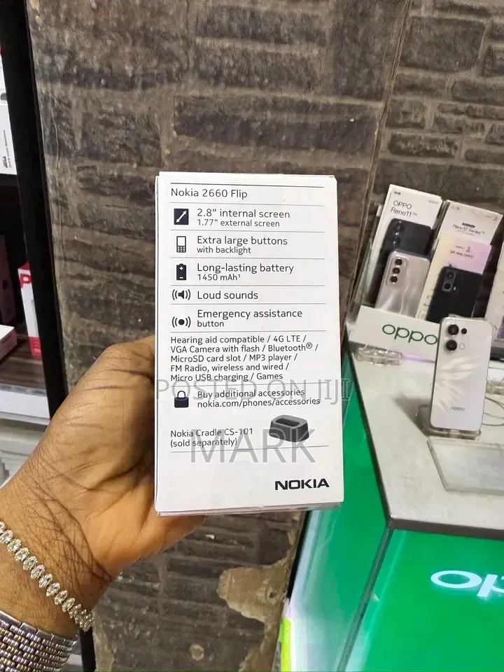New Nokia 2660 Flip Gray