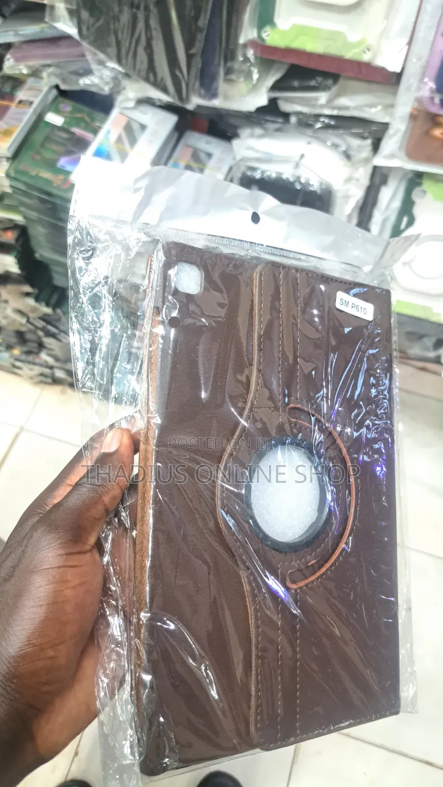 Samsung Tab A9+ and S6 Lite Flip Rotation Leather Covers