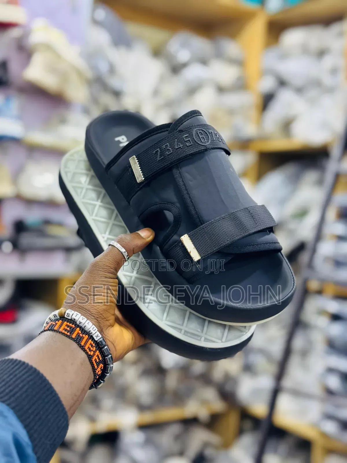 Prada Style Branded Sandals