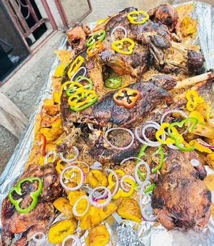 Full Goat Roasting, Sweet and Soft Goat Fully