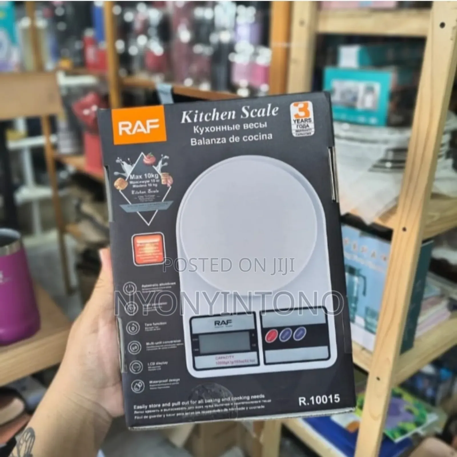 Raf 10kg Max Digital Weighing Scale R10015