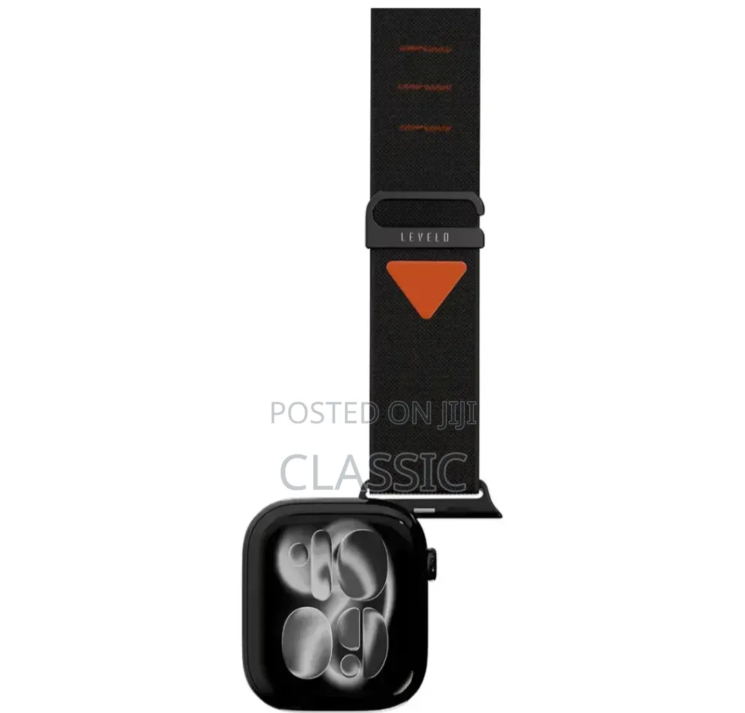 Levelo York Nylon Watch Strap for Apple Watch (42mm–49mm)