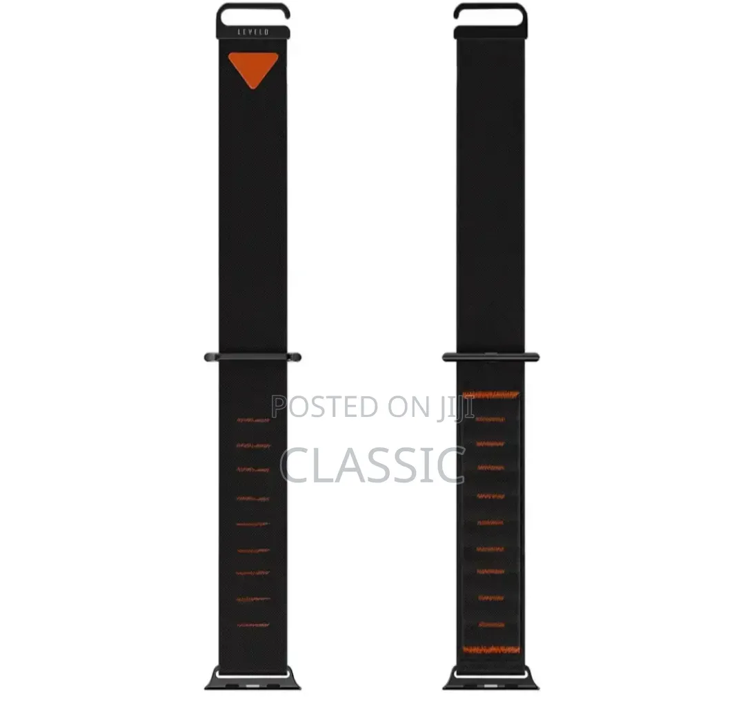 Levelo York Nylon Watch Strap for Apple Watch (42mm–49mm)