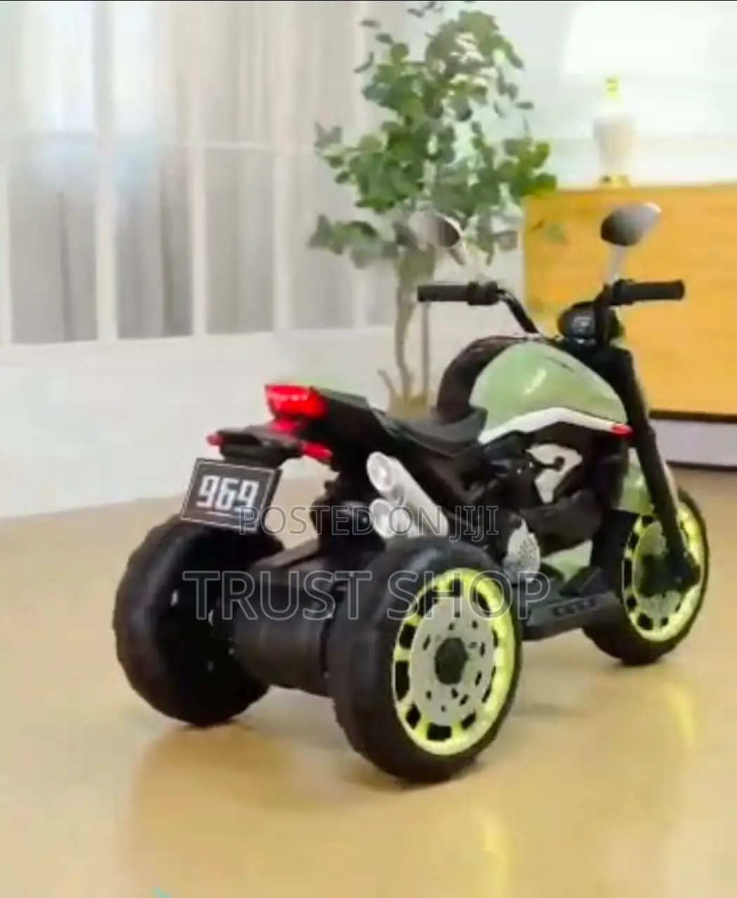 Army Green Rechargeable Bike