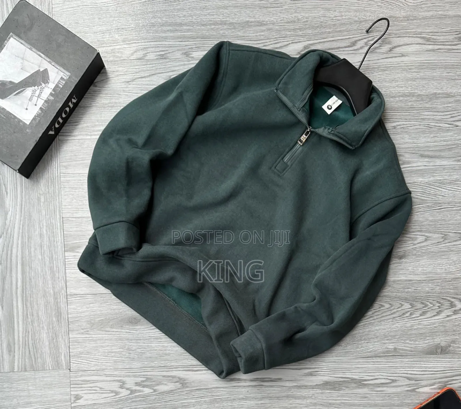 Premium Quarter-Zip Collar Sweater