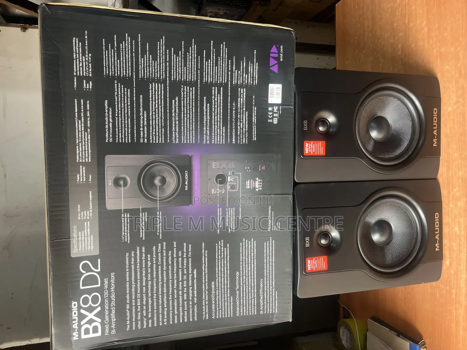 M Audio Bx8 Studio Monitors