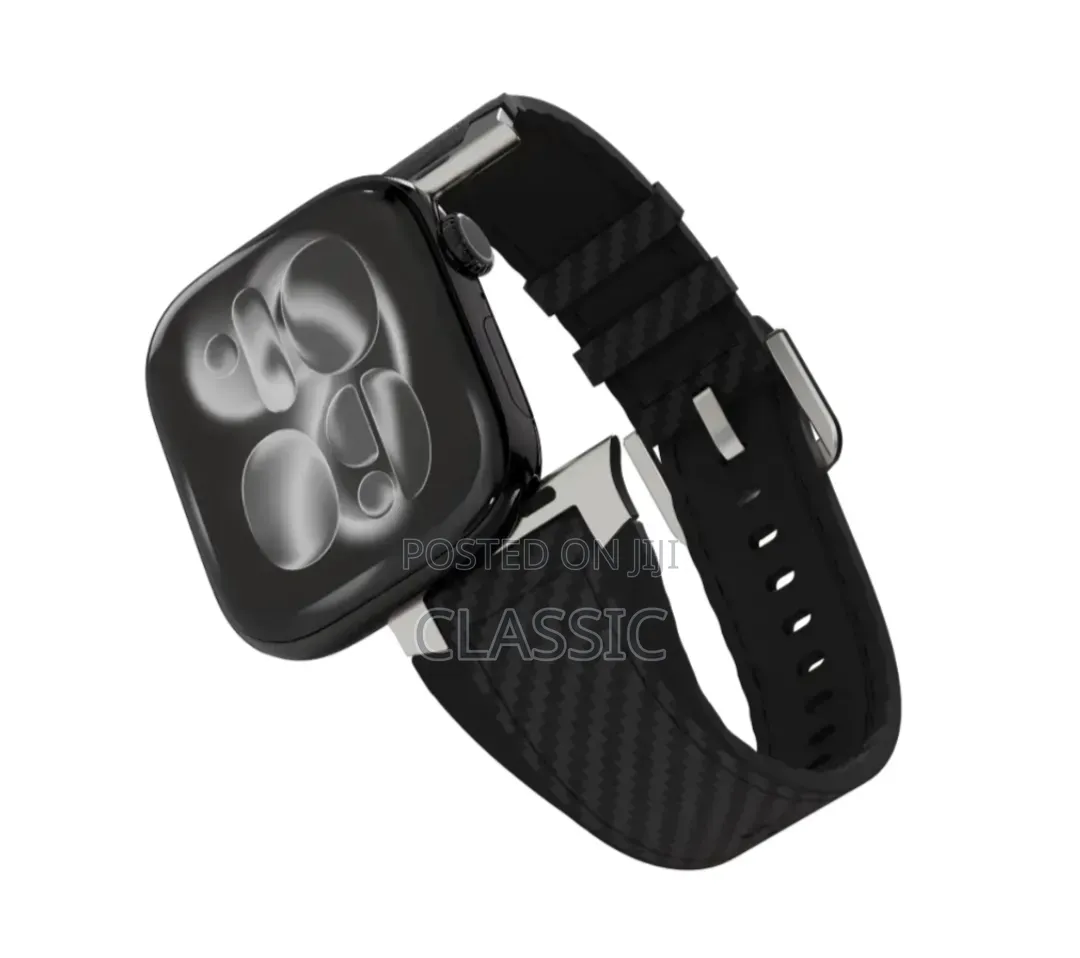 Levelo Toray Silicone Leather Strap for Apple Watch (49mm–42mm)